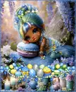 Fantasy Easter Spring Background Collage Set 1 - Style 1