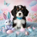 Easter Bunny / Adorable Puppy