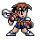 anime girl fighting pose