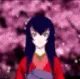 anime girl and cherry blossoms