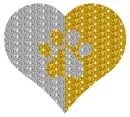 heart with paw print