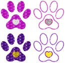 paw prints