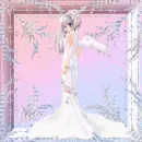 white anime girl glitter