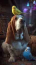 Dogs and birds 1