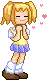 hearts school girl
