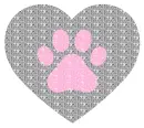 heart and paw print