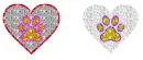 heart and paw print
