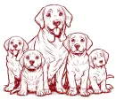  labrador family