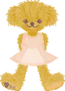 dog with a dress