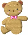 waving teddy bear