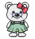 dancing girl bear