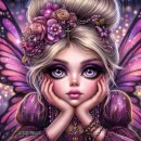 A beautiful Fairy in the Gothic style