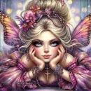 A beautiful Fairy in the Gothic style