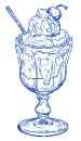 ice cream sundae
