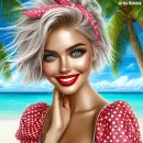 Pretty Girl at the Beach