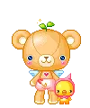dancing baby bear and duckie