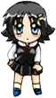 anime girl with black hair