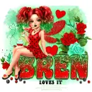 Bren-Loves it Ladybugs