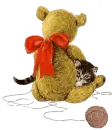 bear and a kitty