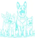 dog German Shepherds 