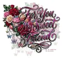 For You My Sweet Friend - Design 1 - Style 1