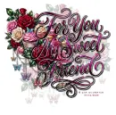 For You My Sweet Friend - Design 1 - Style 2
