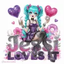 Jessi, the manga girl, loves it
