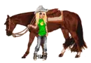 girl and her horse