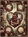 Vintage Fairy Postcard Collage Background - Design 2 - Style 1