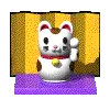 3d lucky cat
