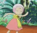 dancing anime girl