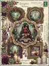 Fairy Fantasy Vintage Collage Background - Style 5
