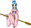 kimono anime girl
