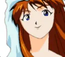 anime lady peace sign