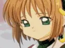 anime girl with her hair blowing in the wind