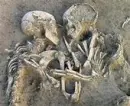 hugging skeletons