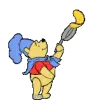 Pooh cooking