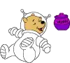 Pooh in space
