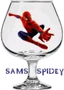 Spiderman in a glass