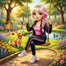 Cute Girl at the Park