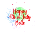 happy 4th of july Belle