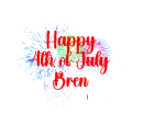 happy 4th of july Bren
