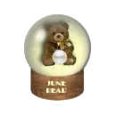 june bear snow globe