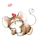mouse kisses