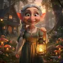 Sweet old woman
