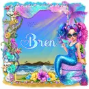 Bren-Cute Mermaid love