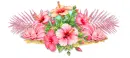 Summer beach flowers