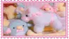 pastel plushies