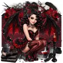 Red Goth Angel