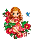 red flowers